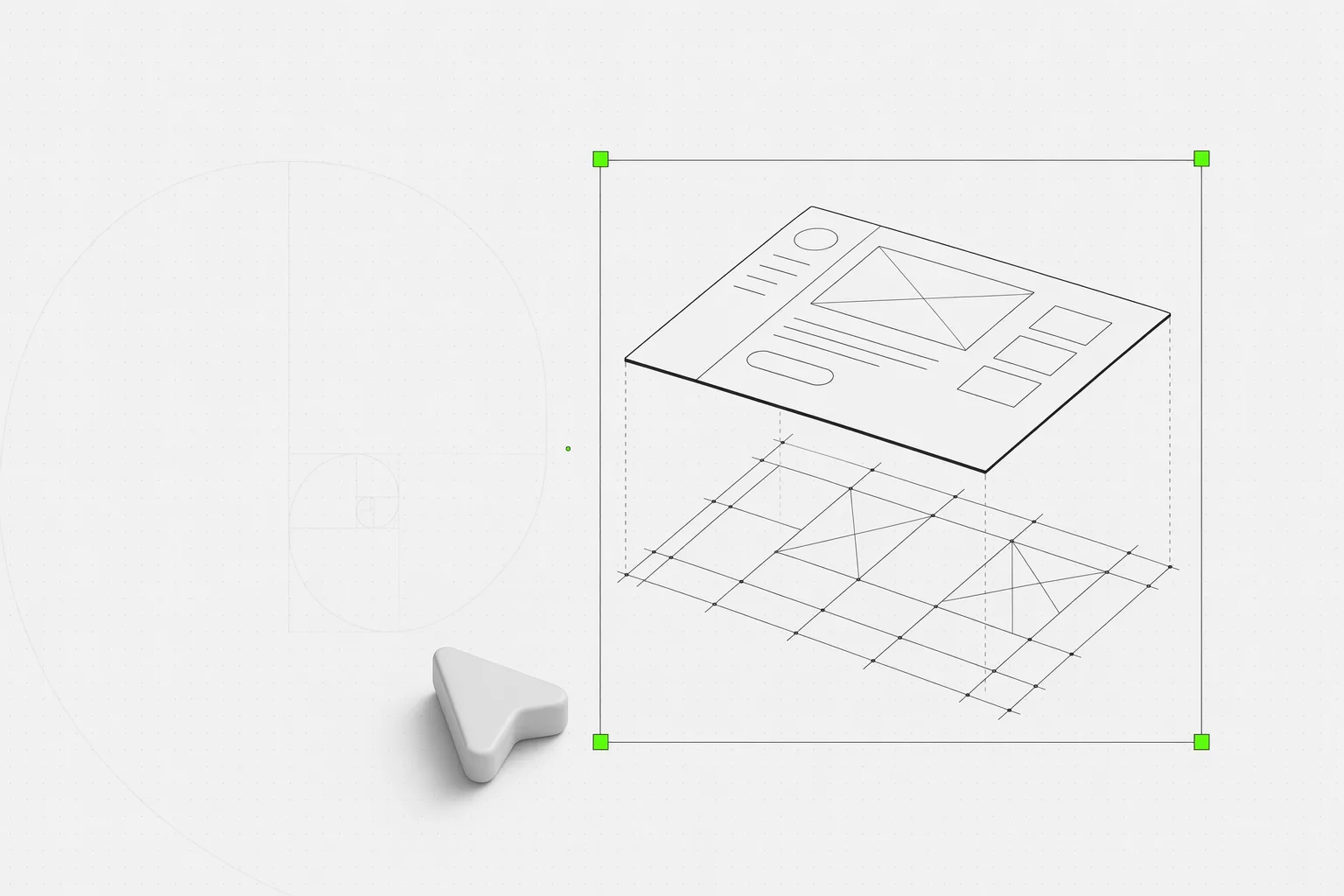 A camada de layout que o canvas costumava esconder